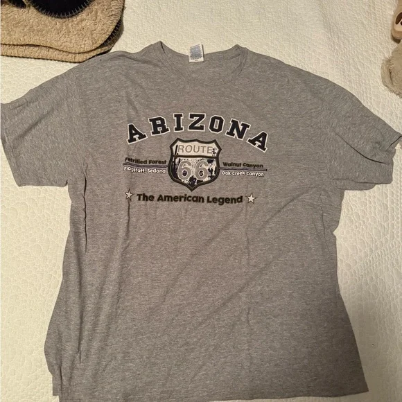 Gray Arizona Route 66 T-Shirt - Picture 2 of 2